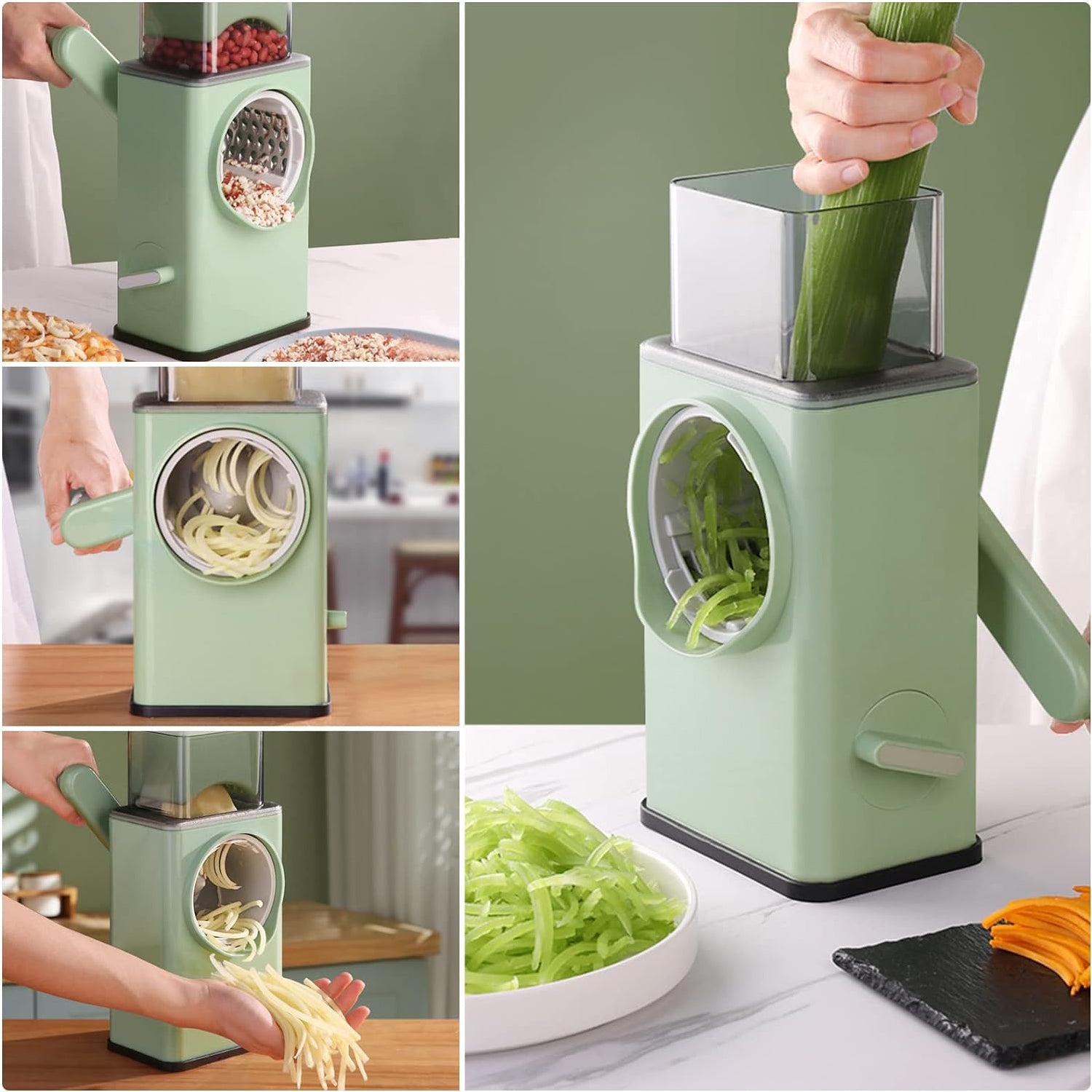 5775 Stainless Steel Vegetable Chopper, Veg Chopper and Dicer with 6 Blades & Brush Kitchen Multifunctional Mandoline Vegetable Slicer for Veggies, Onion, Garlic, Potatoes Fruits, Cookie, Oreo Vegetable Cutter Stable Suction Base for Home Kitchen 5775 Stainless Steel Vegetable Chopper, Veg Chopper and Dicer with 6 Blades & Brush Kitchen Multifunctional Mandoline Vegetable Slicer for Veggies, Onion, Garlic, Potatoes Fruits, Cookie, Oreo Vegetable Cutter Stable Suction Base for Home Kitchen